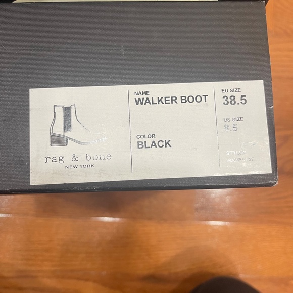 Rag & Bone Walker Boot In Black - Picture 11 of 12